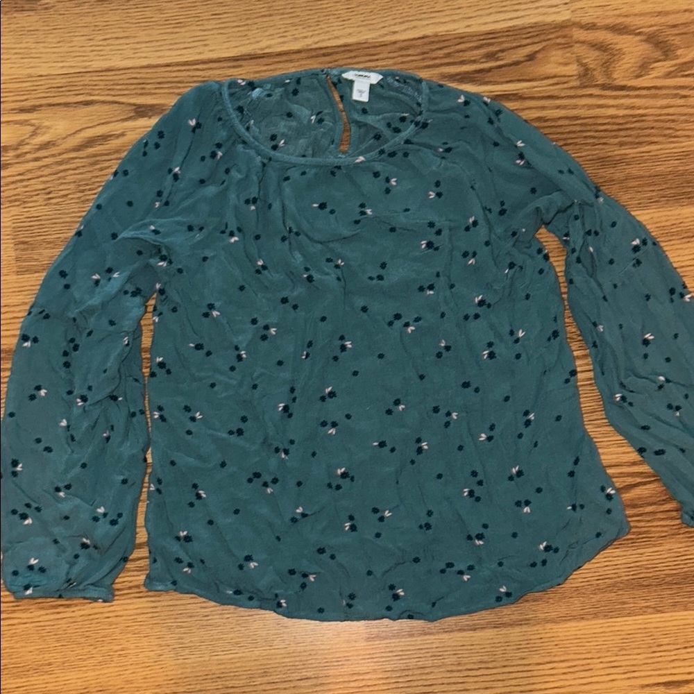 Sonoma Blue Long Sleeve Blouse